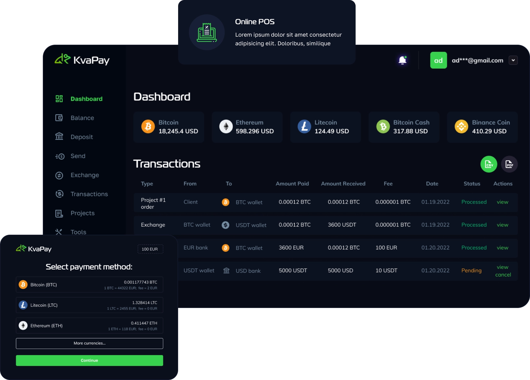 KvaPay e-commerce and payments platform