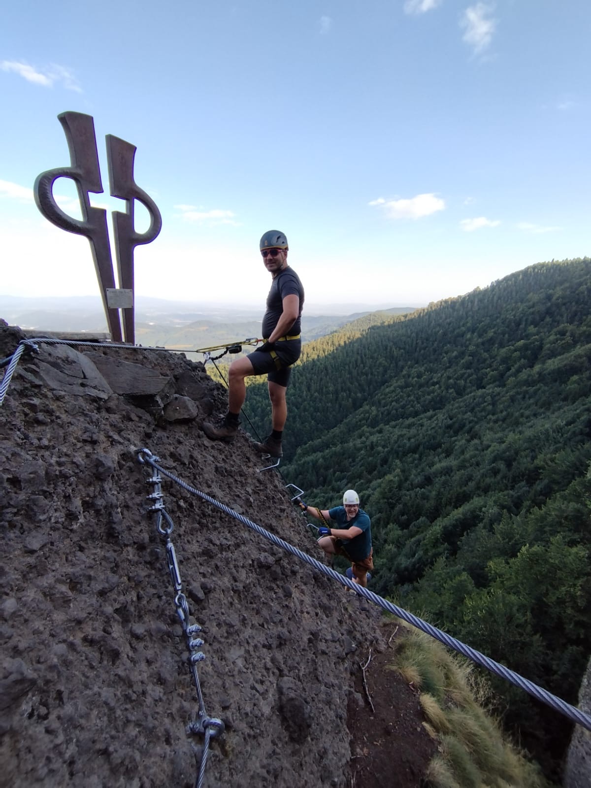 Stepping out of our comfort zones on the Via Ferrata
